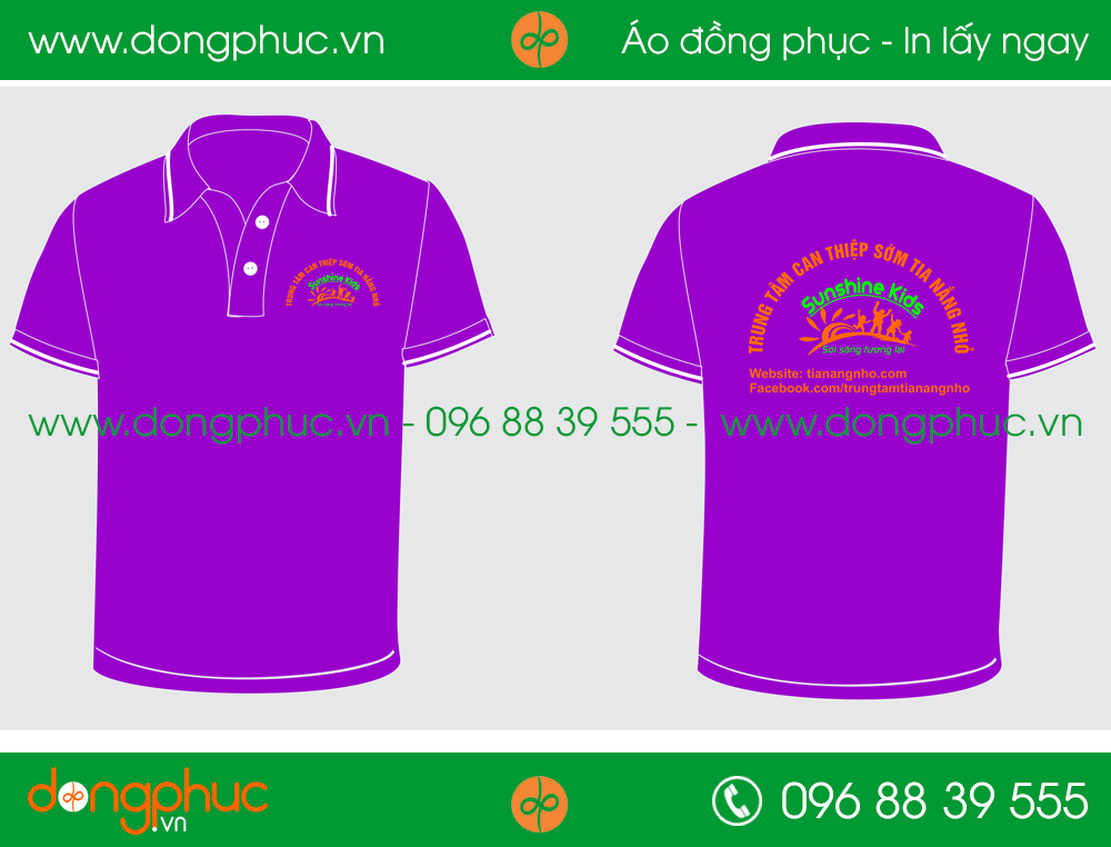 Áo phông đồng phục Sunshine kids